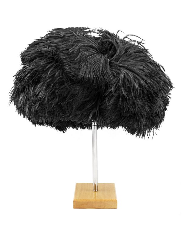 Black Feather Hat on Sale