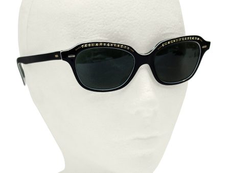 Black Embellished Sunglasses For Sale