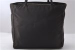 Authentic PRADA Nylon Tote Hand Bag Purse Brown 0977D Supply