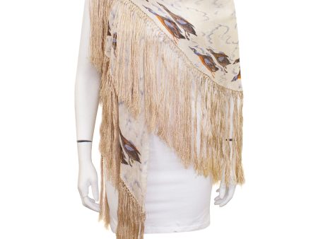 Silk and Cashmere Duck Print Shawl For Cheap