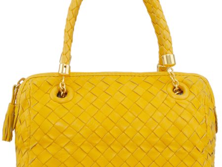 Yellow Intrecciato Mini Bag Discount