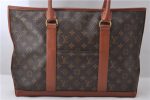 Auth Louis Vuitton Monogram Sac Weekend PM Vintage Tote Hand Bag M42425 LV 0976D For Cheap