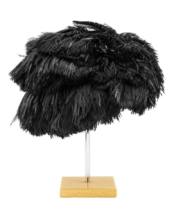 Black Feather Hat on Sale