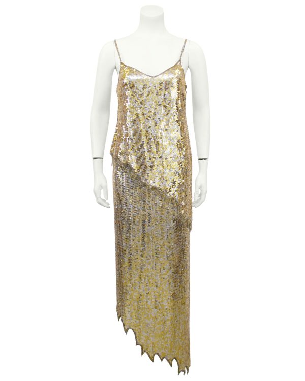 Gold and Silver Sequin Ensemble Online Hot Sale