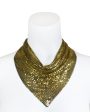 Gold mesh scarf necklace Fashion