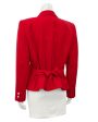 Red Tie Back Jacket For Discount