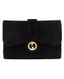 Black Suede Clutch For Discount