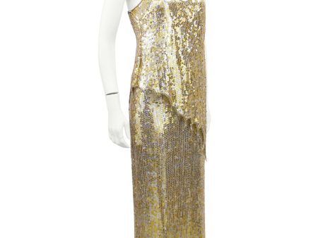 Gold and Silver Sequin Ensemble Online Hot Sale