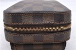 Authentic Louis Vuitton Damier Geronimos Waist Bum Waist bag N51994 LV 0999D For Sale