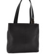 Authentic BURBERRY Vintage Leather Shoulder Tote Bag Black 0981D Fashion