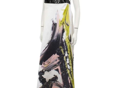 White & Black Spring 2013 RTW Cy Twombly Inspired Gown Online Sale