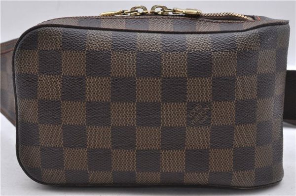 Authentic Louis Vuitton Damier Geronimos Waist Bum Waist bag N51994 LV 0999D For Sale