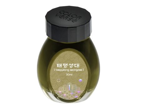 Colorverse Project Kingdom Series Ink Bottle, Taepyeong Seongdae (Green) - 30ml Hot on Sale