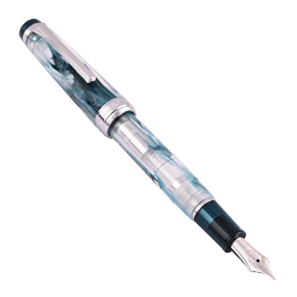 Sailor Professional Gear Slim Veilio Fountain Pen - Blue Green CT (Limited Production) Online Hot Sale