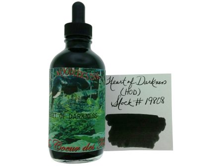 Noodler s 19808 Heart of Darkness Ink Bottle, Black - 133ml on Sale