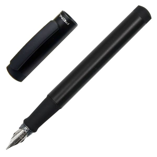 Penlux Junior Fountain Pen - Metallic Black Cheap