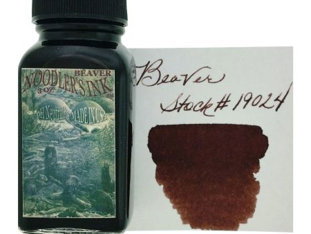 Noodler s 19024 Beaver Ink Bottle, Brown - 88ml Supply