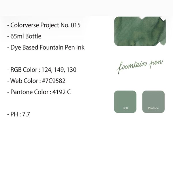 Colorverse Project α Psc Ink Bottle, Green - 65ml For Discount