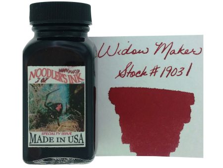 Noodler s 19031 Widow Maker Ink Bottle, Red - 88ml Hot on Sale