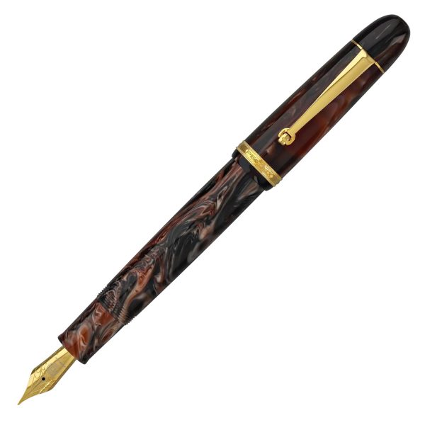 Penlux Masterpiece Grande Fountain Pen - Marble Wave GT Cheap