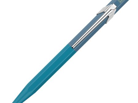 Caran d Ache 849 Paul Smith Ball Pen - Cyan Blue & Steel Blue (Limited Edition) Supply