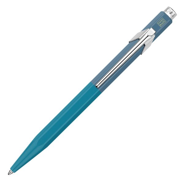 Caran d Ache 849 Paul Smith Ball Pen - Cyan Blue & Steel Blue (Limited Edition) Supply