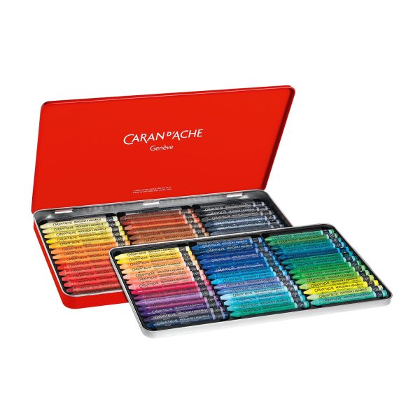 Caran d Ache Neocolor II - Box of 84 Pastels Cheap