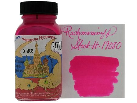 Noodler s 19080 Rachmaninoff Ink Bottle, Fluorescent Pink - 88ml Supply