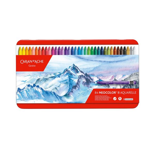 Caran d Ache Neocolor II - Box of 84 Pastels Cheap