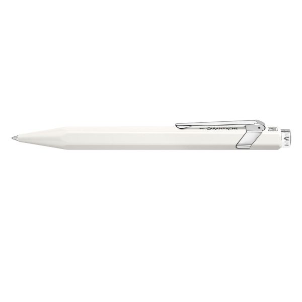 Caran d Ache 849 Roller Ball Pen - White Sale