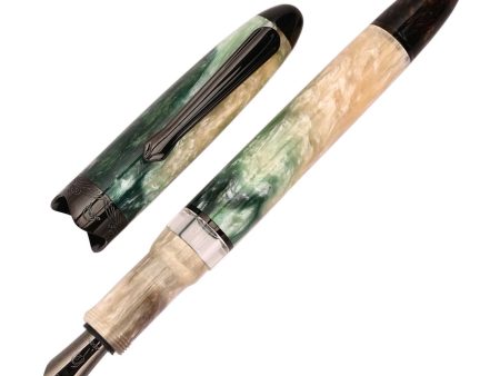 Nahvalur Horizon Fountain Pen - Twilight PVD on Sale