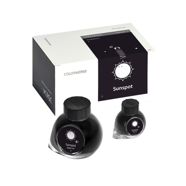 Colorverse Spaceward Sunspot Ink Bottle, Black - 65ml + 15ml Online Hot Sale