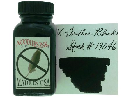 Noodler s 19046 X-Feather Ink Bottle, Black - 88ml For Sale