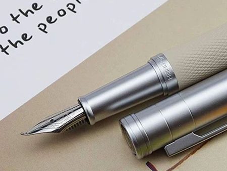 Hongdian 1850 Fountain Pen - White Silver Sale