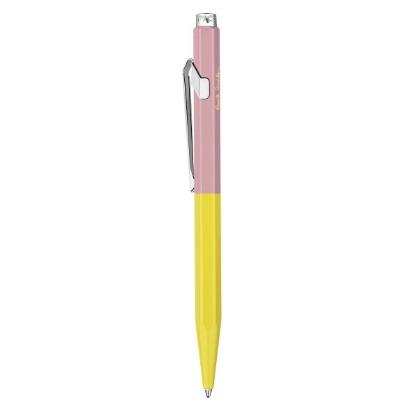 Caran d Ache 849 Paul Smith Ball Pen - Chartreuse Yellow & Rose Pink (Limited Edition) Discount