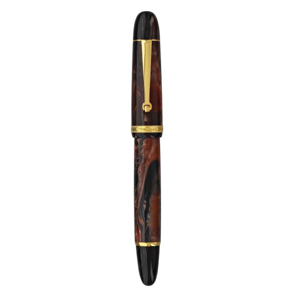 Penlux Masterpiece Grande Fountain Pen - Marble Wave GT Cheap