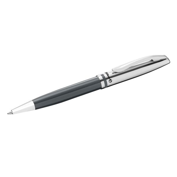 Pelikan Jazz Classic Ball Pen - Grey & Chrome Hot on Sale