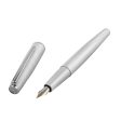 Hongdian A3 Meteor Series Fountain Pen with Pen Pouch and Ink - Silver Fashion