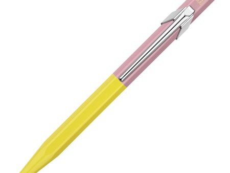 Caran d Ache 849 Paul Smith Ball Pen - Chartreuse Yellow & Rose Pink (Limited Edition) Discount