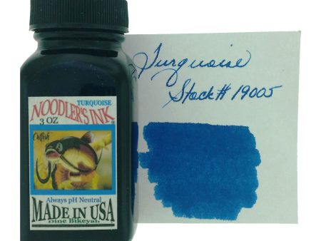 Noodler s 19005 Turquoise Ink Bottle - 88ml For Sale