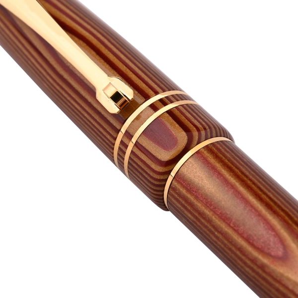 Magna Carta Libertatum Crown Fountain Pen - Red Gold Online Sale