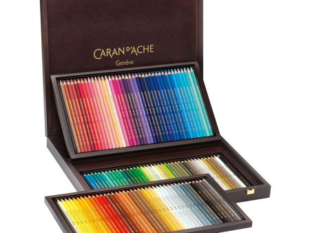 Caran d Ache Supracolor Soft Aquarelle - Wooden Box of 120 Colours Online Hot Sale