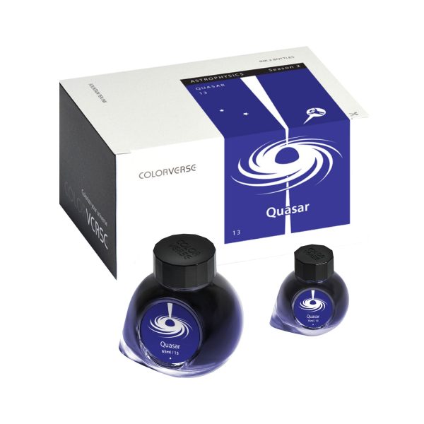 Colorverse Astrophysics Quasar Ink Bottle, Dark Blue - 65ml + 15ml Supply