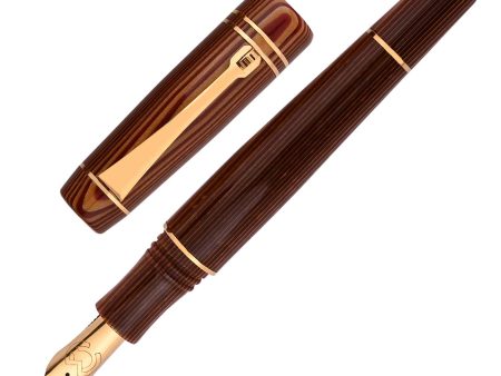 Magna Carta Libertatum Crown Fountain Pen - Red Gold Online Sale