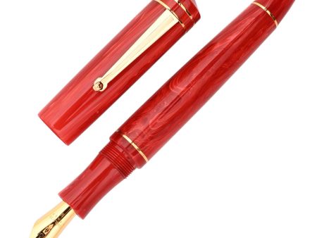 Delta Write Balance Fountain Pen - Red GT Fashion