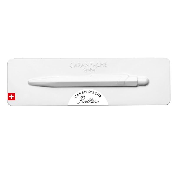 Caran d Ache 849 Roller Ball Pen - White Sale