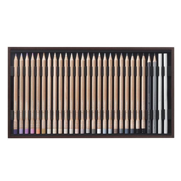 Caran d Ache Luminance 6901 - Wooden Box of 80 Colour Pencils Online Sale